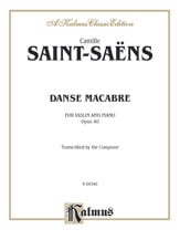DANSE MACABRE OP 40 VIOLIN/PIANO cover